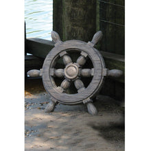Load image into Gallery viewer, Ship Wheel Garden Accent, 29in - Floral Acres Greenhouse &amp; Garden Centre

