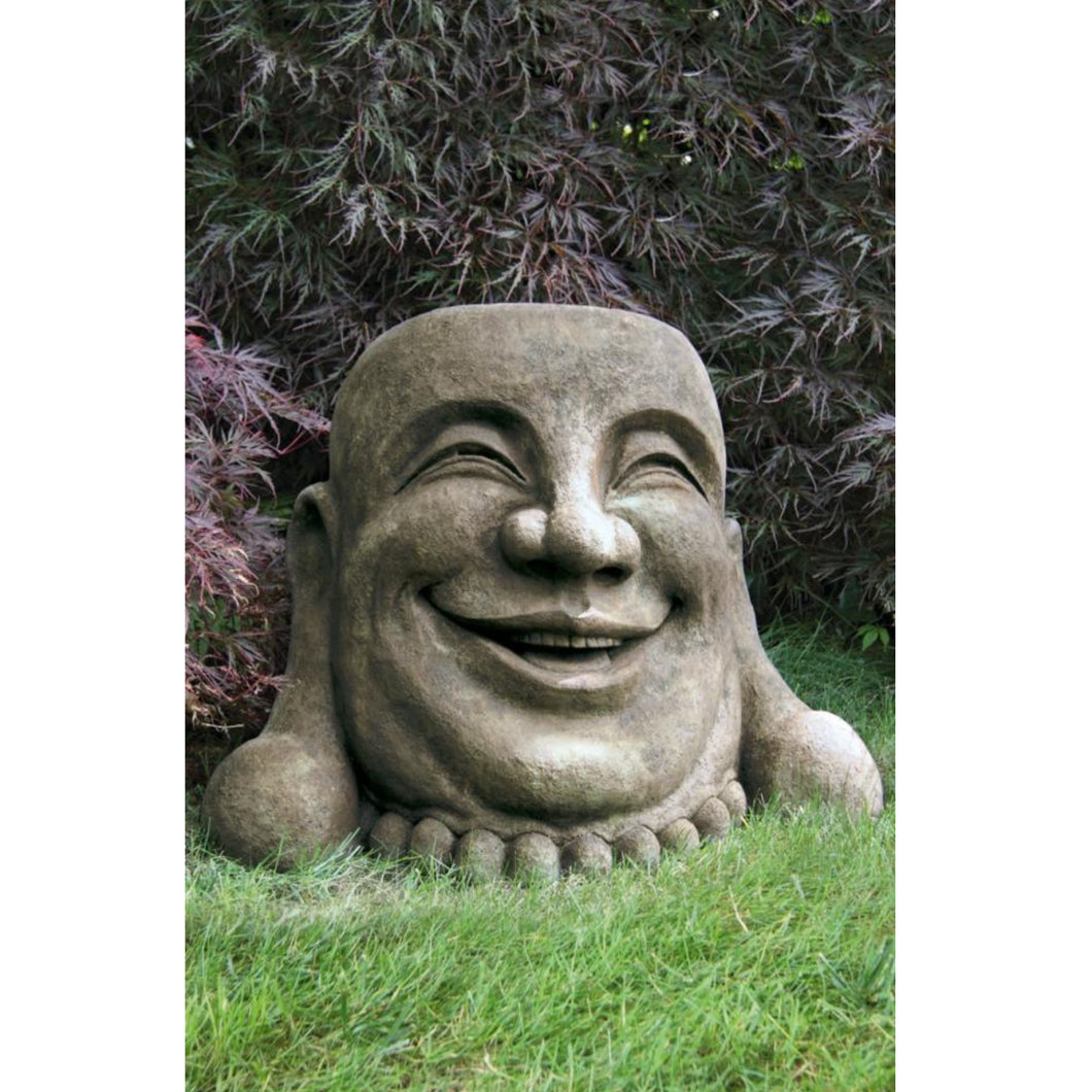 Laughing Hoi Toi Face Garden Accent, 17.75in - Floral Acres Greenhouse & Garden Centre