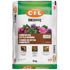 C-I-L Composted Cattle Manure, 15kg - Floral Acres Greenhouse & Garden Centre