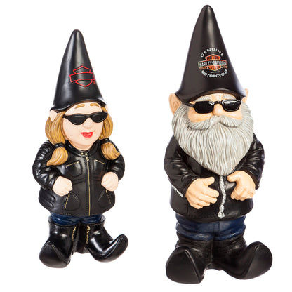 Harley Davidson Garden Gnome, 11in, 2 Styles