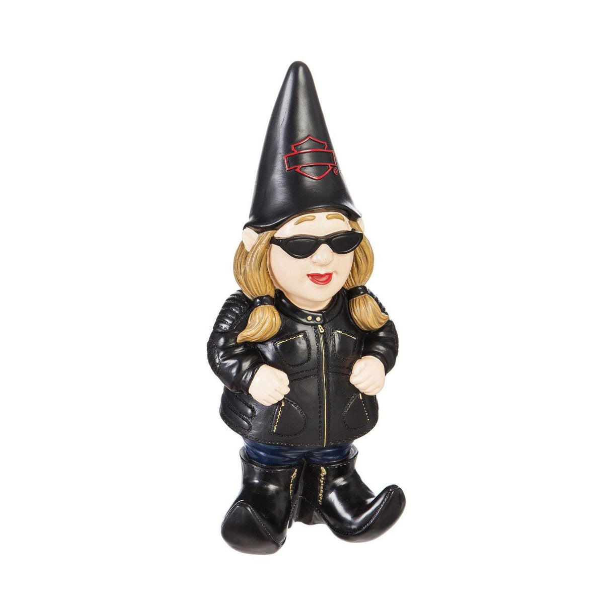 Harley-Davidson Garden Gnome, 11in, 2 Asst. Styles - Floral Acres Greenhouse & Garden Centre