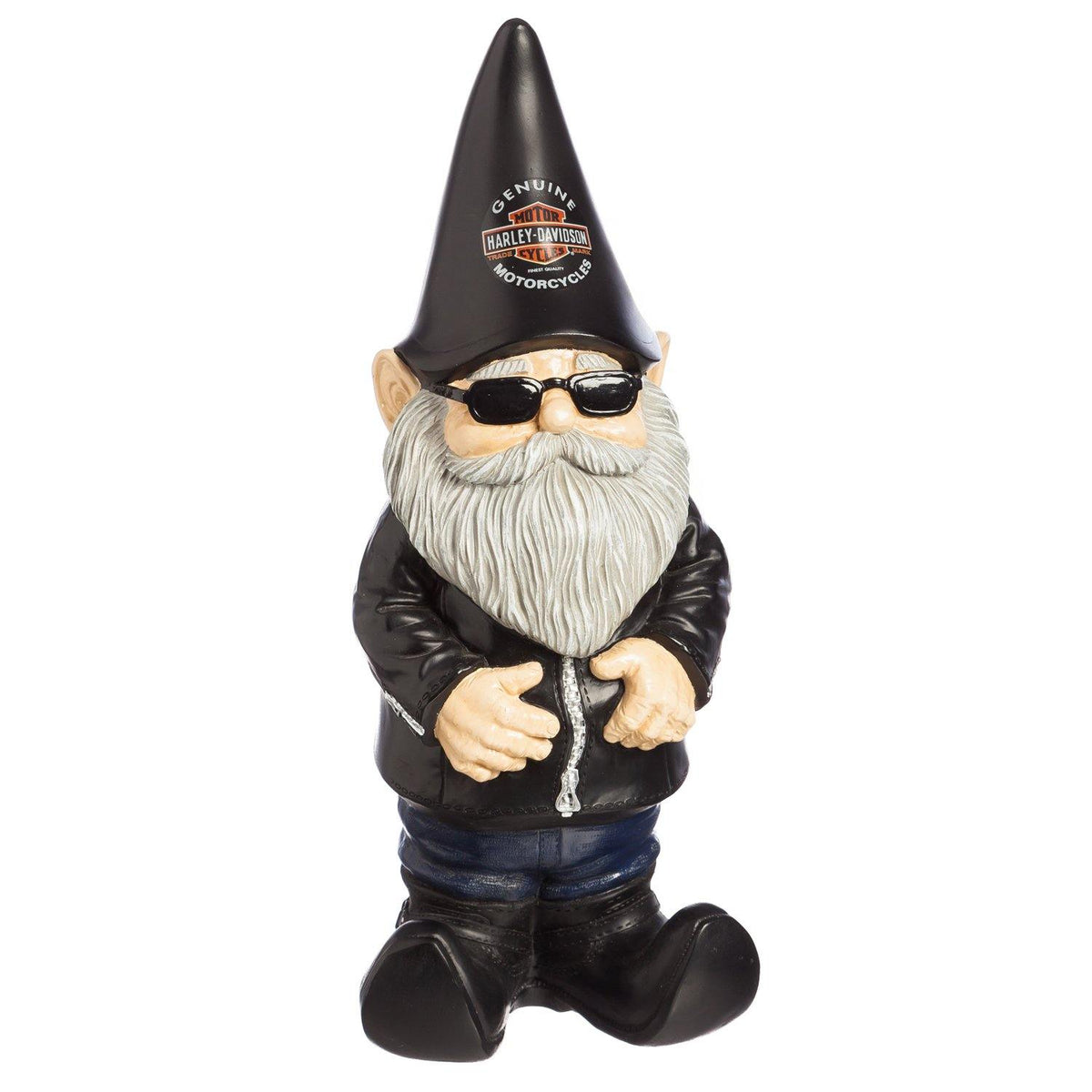 Harley-Davidson Garden Gnome, 11in, 2 Asst. Styles - Floral Acres Greenhouse & Garden Centre