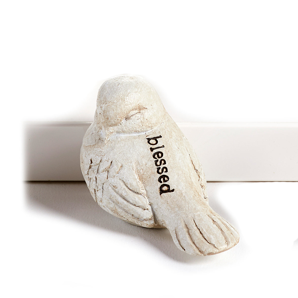 Bird Memorial Token, White, 2.5in