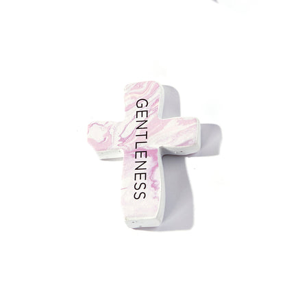 Mini Resin Cross Tokens with Assorted Sayings