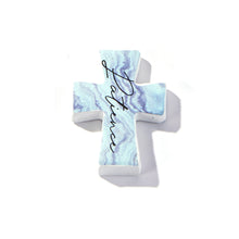 Load image into Gallery viewer, Mini Resin Cross Tokens with Assorted Sayings
