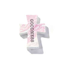 Load image into Gallery viewer, Mini Resin Cross Tokens with Assorted Sayings
