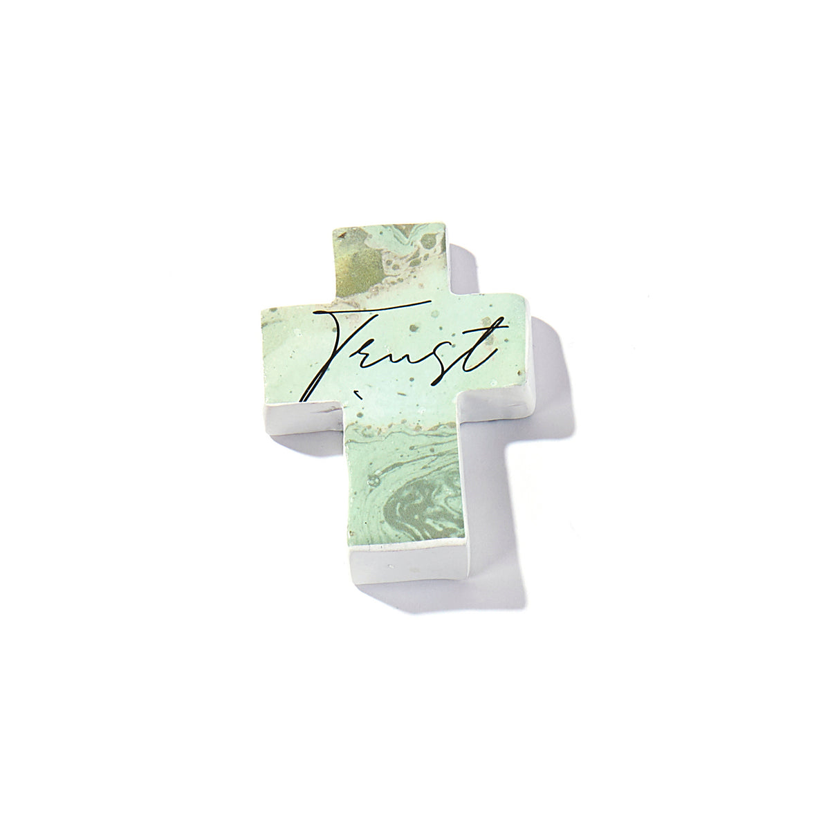 Mini Resin Cross Tokens with Assorted Sayings