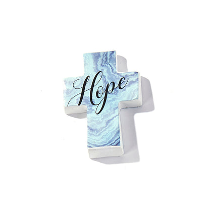 Mini Resin Cross Tokens with Assorted Sayings