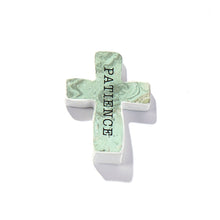 Load image into Gallery viewer, Mini Resin Cross Tokens with Assorted Sayings
