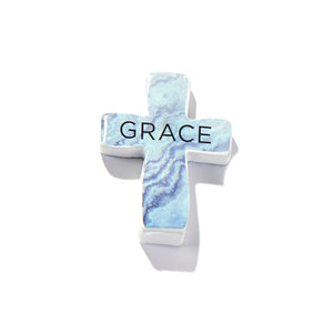 Mini Resin Cross Tokens with Assorted Sayings