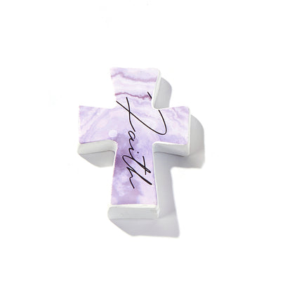 Mini Resin Cross Tokens with Assorted Sayings