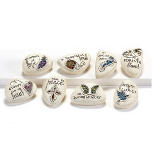 Memorial Stone, Resin & Mosaic, 2.5in - Floral Acres Greenhouse & Garden Centre