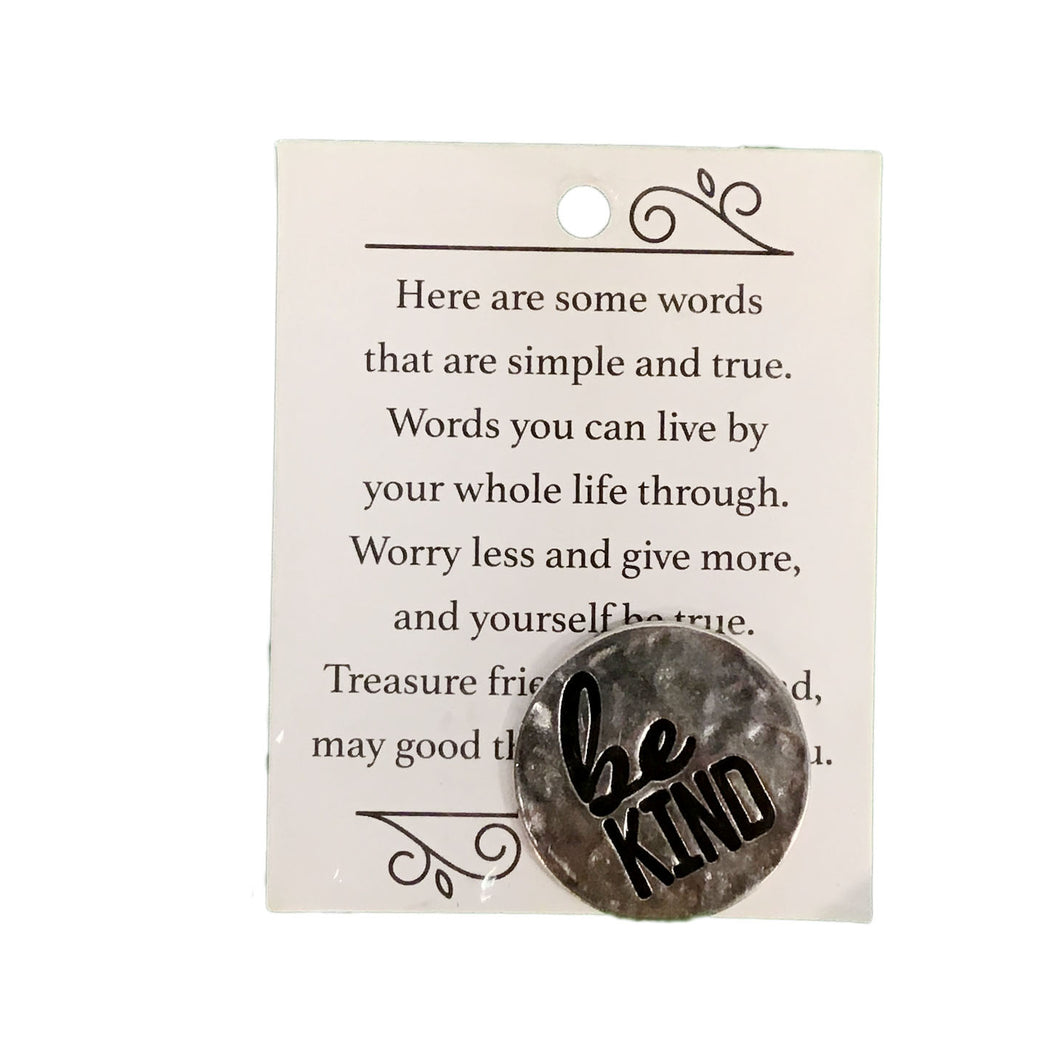 Metal Token w/ Card, 1.5in