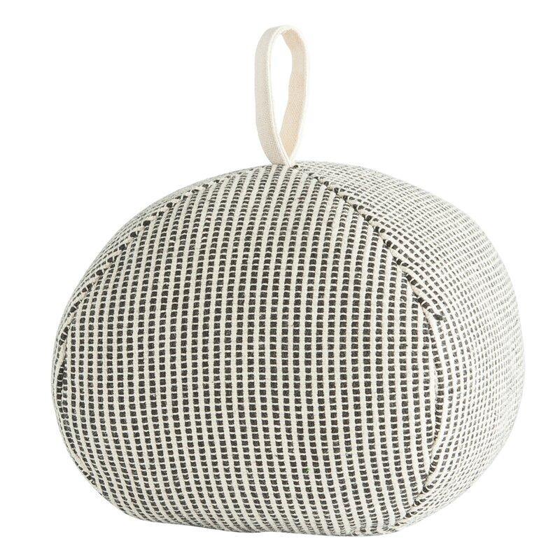 Door Stop, Woven Cotton, Striped, 6in x 8in - Floral Acres Greenhouse & Garden Centre