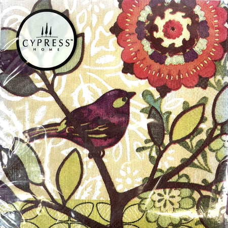 Paper Cocktail Napkin, 20 count, Bird Bliss