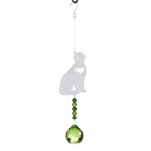 Crystal Ornament, Metal & Glass, Pets