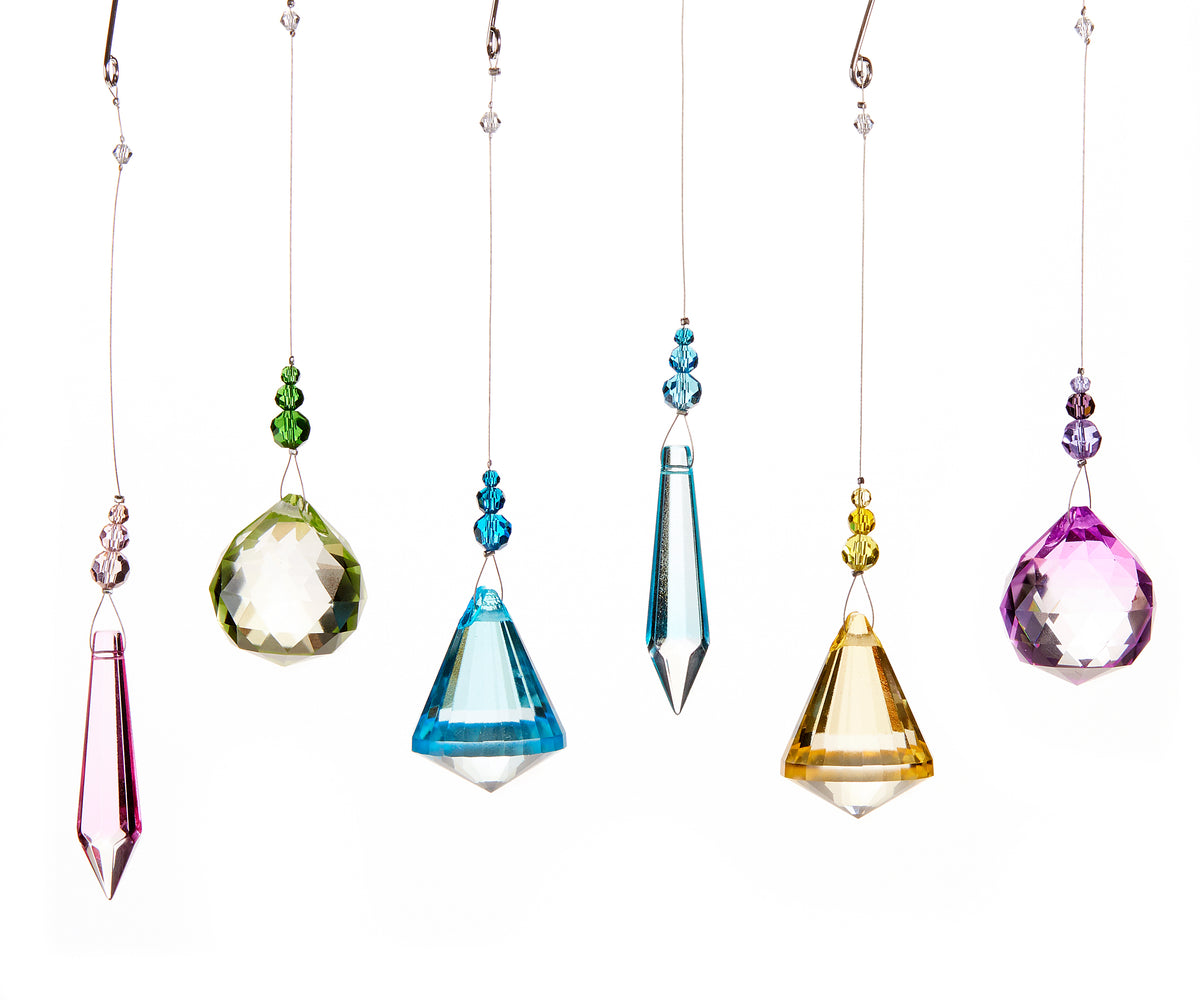 Crystal Ornament, Coloured Prism - Floral Acres Greenhouse & Garden Centre
