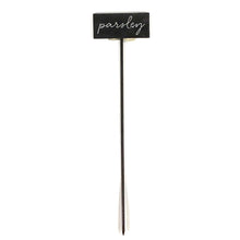 Load image into Gallery viewer, Plant Pick, Metal Herb Marker, 16in
