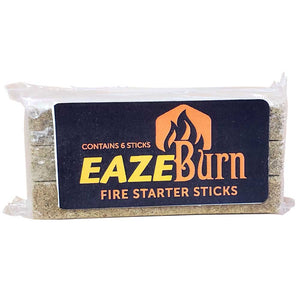 EazeBurn Fire Starter Sticks, Pack of 6 - Floral Acres Greenhouse & Garden Centre