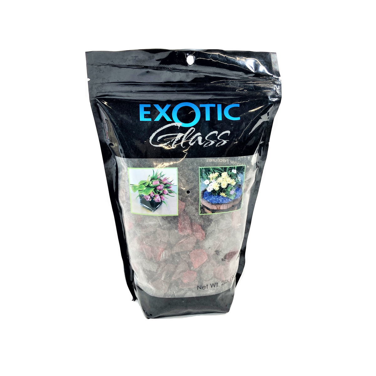 Exotic Glass, Red Glass, 2lb