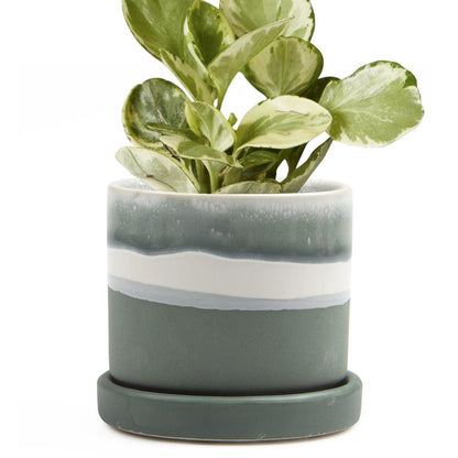 Pot & Saucer, 'Big Minute' 2 Series - Floral Acres Greenhouse & Garden Centre