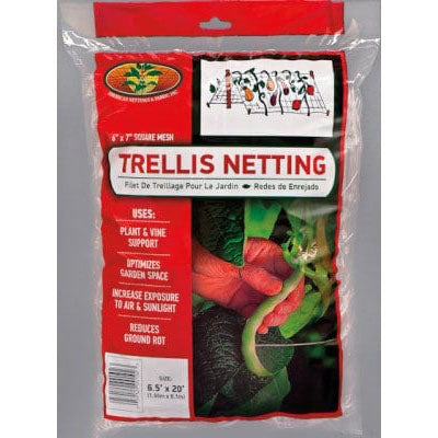 Square Mesh Trellis Netting, 6.5ft x 8ft