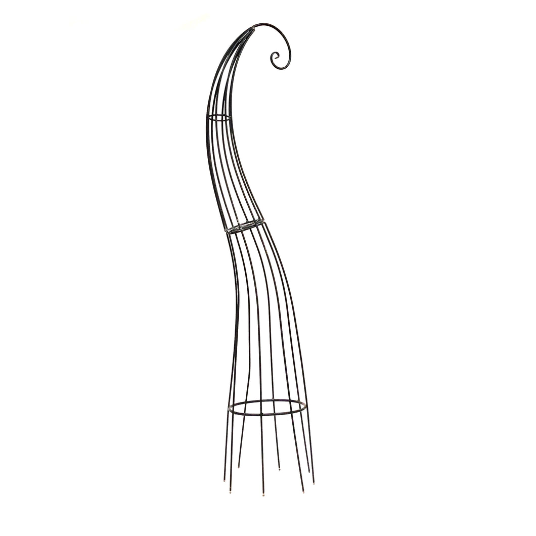 Decorative Metal Grinch Obelisk, 50in Tall