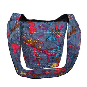 Handbag, Hippie Chic Birds of Paradise, Grey - Floral Acres Greenhouse & Garden Centre