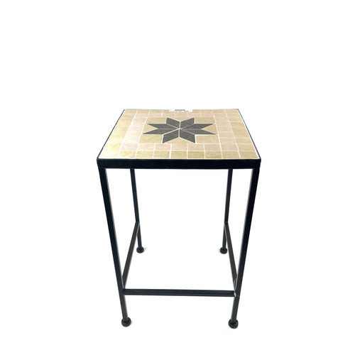 Square Mosaic Table/Plant Stand, Small - Floral Acres Greenhouse & Garden Centre