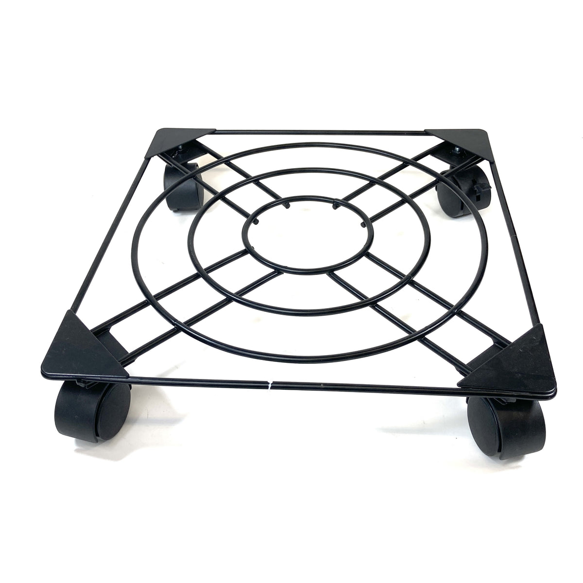 Square Plant Caddy, Black, 15in - Floral Acres Greenhouse & Garden Centre