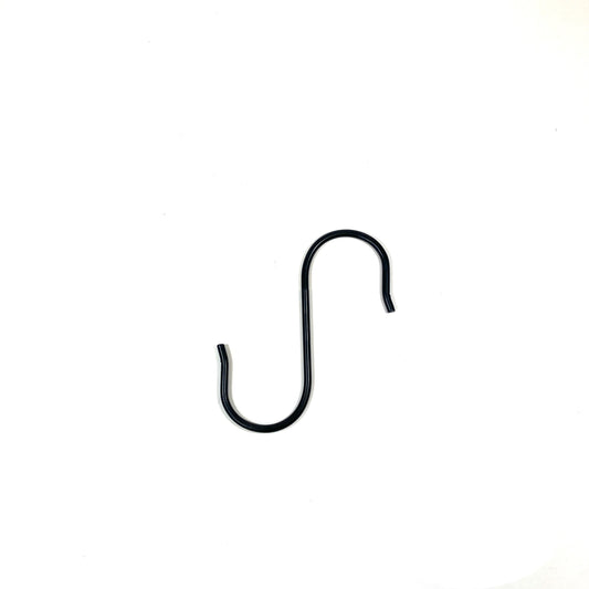 Metal Extension Hook, Black, 6in