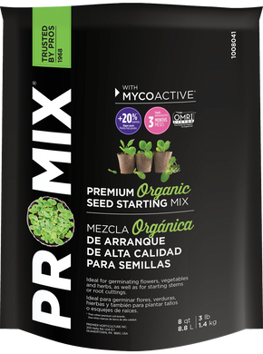 PRO-MIX, Organic Seed Starting Mix, 9L - Floral Acres Greenhouse & Garden Centre