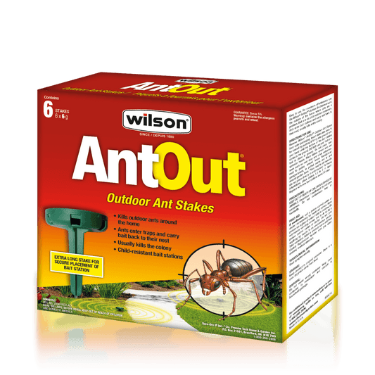 Wilson, AntOut, Outdoor Stakes, 6g, 6pk - Floral Acres Greenhouse & Garden Centre
