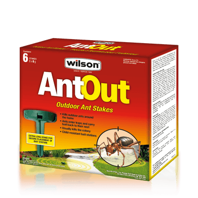 Wilson, AntOut, Outdoor Stakes, 6g, 6pk - Floral Acres Greenhouse & Garden Centre