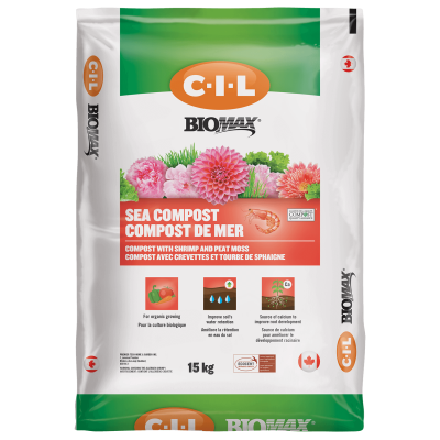 C-I-L BIOMAX Organic Sea Compost, 15kg - Floral Acres Greenhouse & Garden Centre
