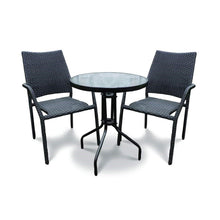 Load image into Gallery viewer, Kim Steel Rattan Bistro Set, 3 piece - Floral Acres Greenhouse &amp; Garden Centre
