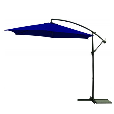 Umbrella, 10ft, Deluxe, Offset, Lapis - Floral Acres Greenhouse & Garden Centre