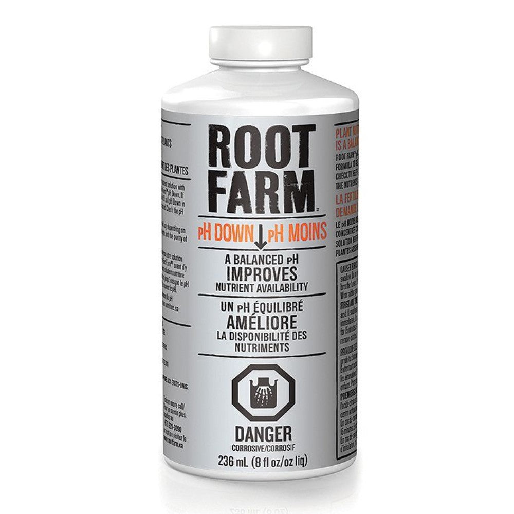 Root Farm, pH Balance, Down, 236mL - Floral Acres Greenhouse & Garden Centre