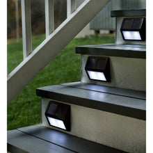 Load image into Gallery viewer, Solar Powered Step Lights, Bronze, Set of 4 - Floral Acres Greenhouse &amp; Garden Centre
