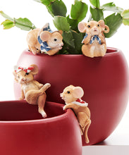 Load image into Gallery viewer, Posing Mouse Pot Hugger, 4 Assorted - Floral Acres Greenhouse &amp; Garden Centre

