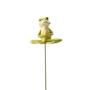 Plant Pick, Posing Frog, 5 Assorted - Floral Acres Greenhouse & Garden Centre