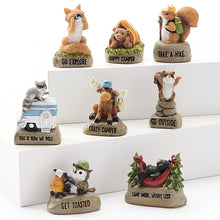Load image into Gallery viewer, Camping Critter Figurine with Sentiment, 8 Asst - Floral Acres Greenhouse &amp; Garden Centre
