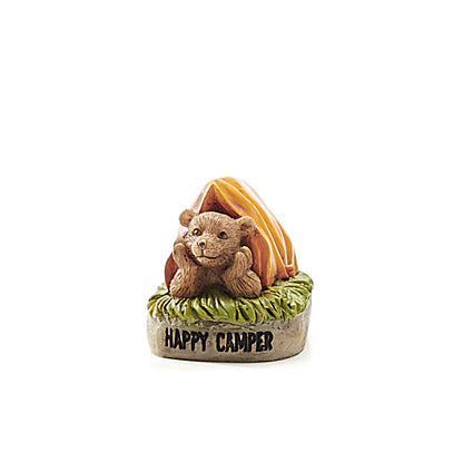 Camping Critter Figurine with Sentiment, 8 Asst