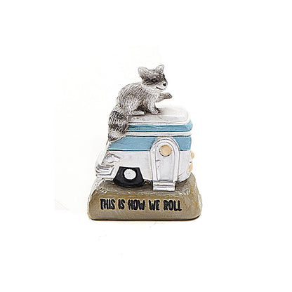 Camping Critter Figurine with Sentiment, 8 Asst