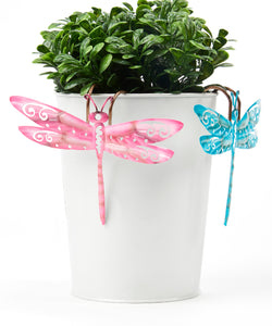Metal Dragonfly Pot Hugger, 4 Assorted - Floral Acres Greenhouse & Garden Centre