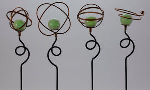 Glow-in-the-Dark Orb Garden Stake, 4 Assorted - Floral Acres Greenhouse & Garden Centre