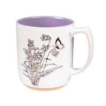 Load image into Gallery viewer, Ceramic Mug, Butterfly &amp; Flower, 16oz, 2 Assorted - Floral Acres Greenhouse &amp; Garden Centre
