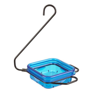 Snacks'N'Treats Single Dish Bird Feeder, Blue - Floral Acres Greenhouse & Garden Centre