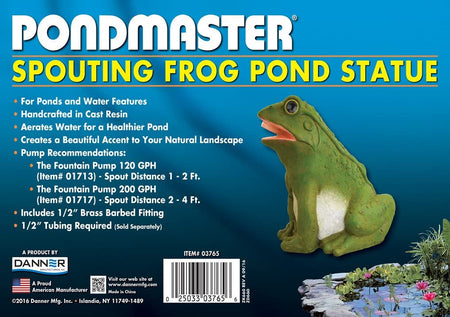 Pondmaster Pond Spitter, Resin Frog - Floral Acres Greenhouse & Garden Centre