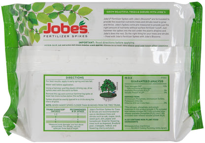Jobe's Tree & Shrub Fertilizer Spike [15-3-3], 9pk - Floral Acres Greenhouse & Garden Centre